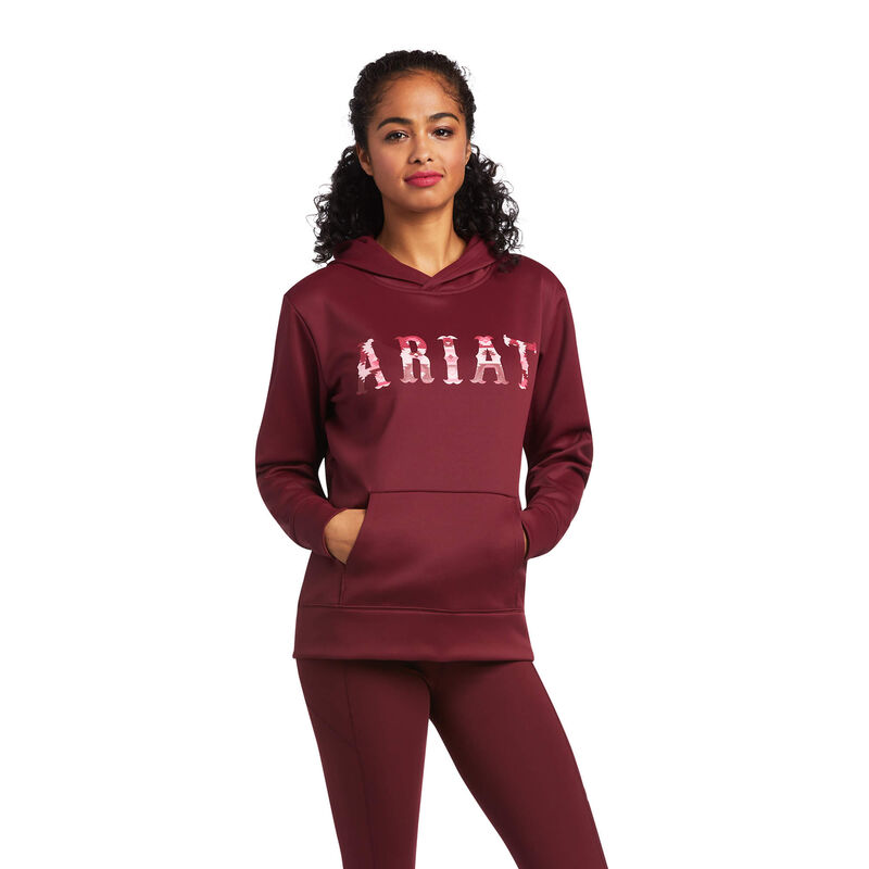 Ariat Hoodie Damen - Tek DunkelRot ( EMIJO-1928 )